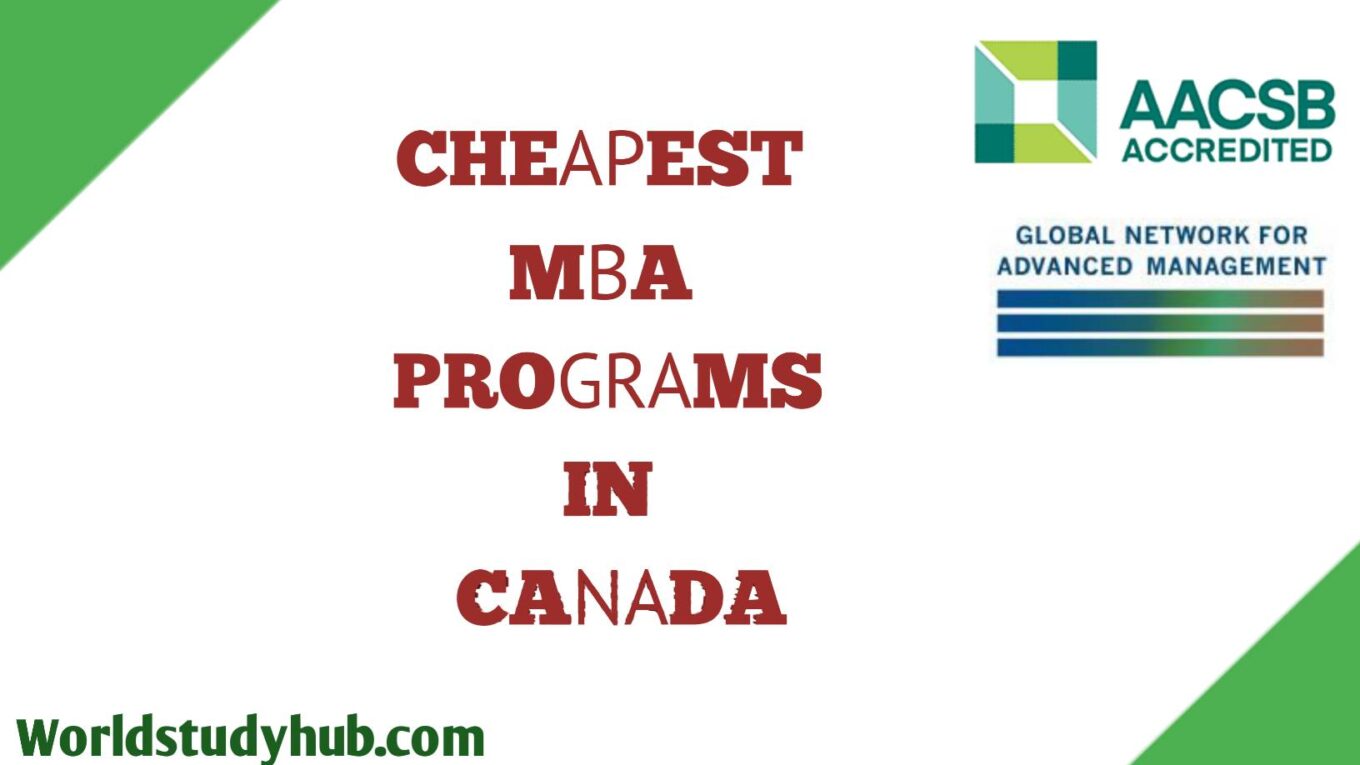 cheapest MBA programs in Canada
