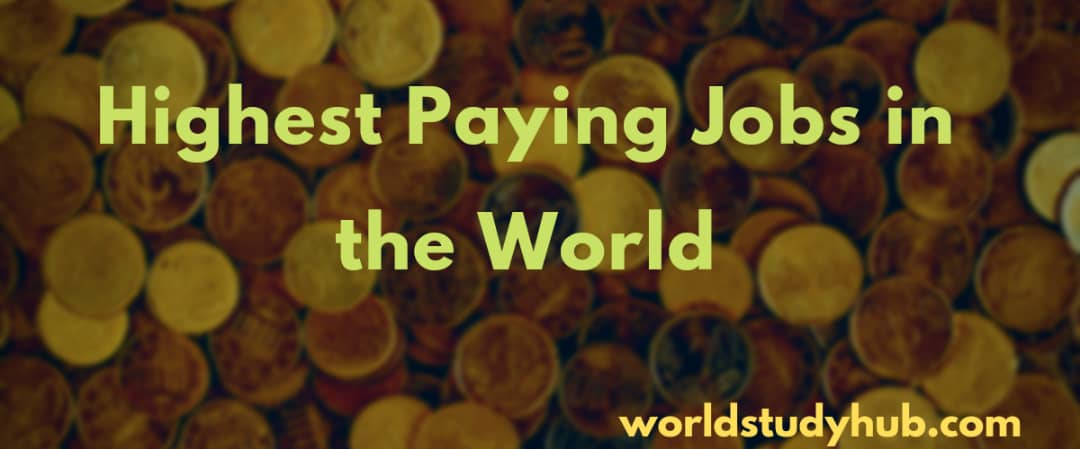 Highest Paying Jobs in the World
