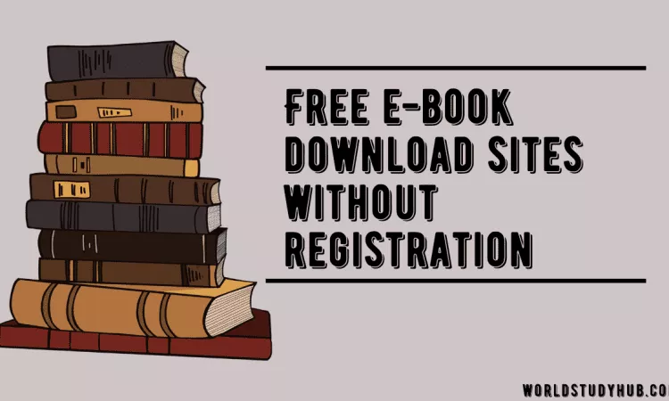 Free e-book download sites without registration