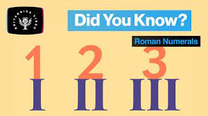 Roman Numerals and Place Value in Mathematics