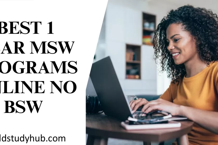 The Best 1 Year MSW Programs Online with no BSW