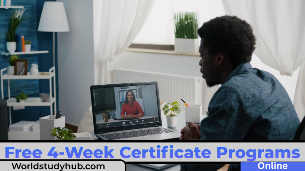 Free-4-Week-Certificate-Programs-Online